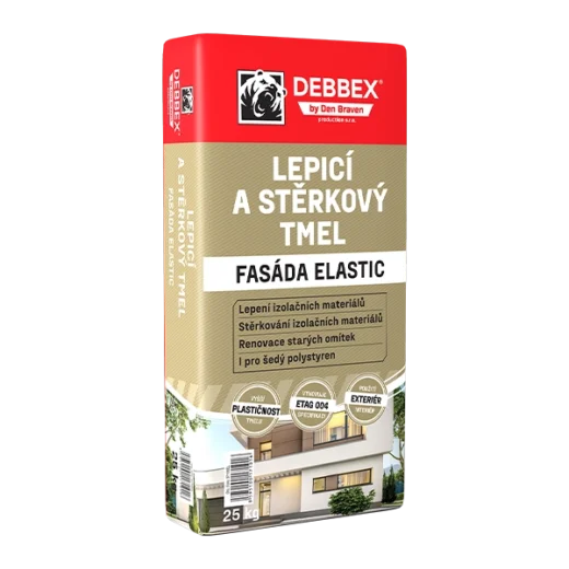 Den Braven Lepicí a stěrkový tmel FASÁDA ELASTIC - 25 kg