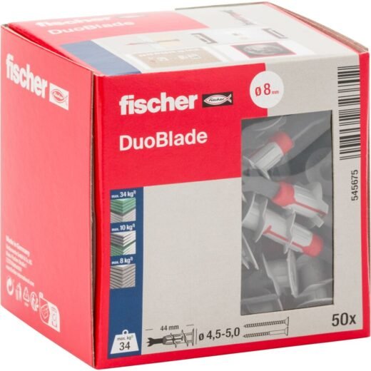 fischer Hmoždinka do sádrokartonu DuoBlade 40 ks bal - Image 3