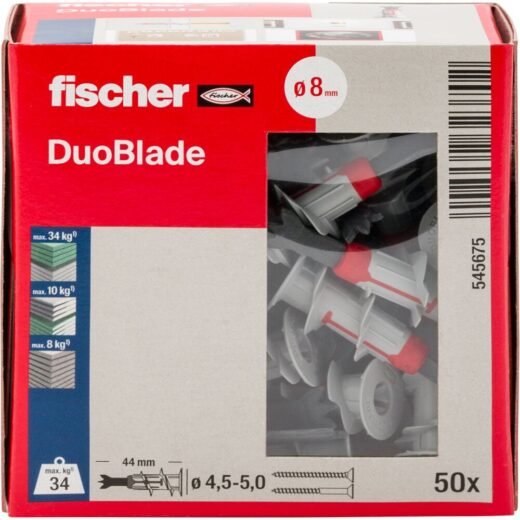 fischer Hmoždinka do sádrokartonu DuoBlade 40 ks bal - Image 4