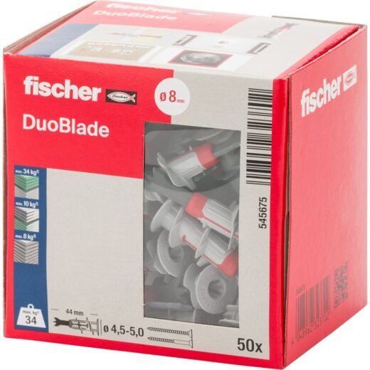 fischer Hmoždinka do sádrokartonu DuoBlade 40 ks bal - Image 5