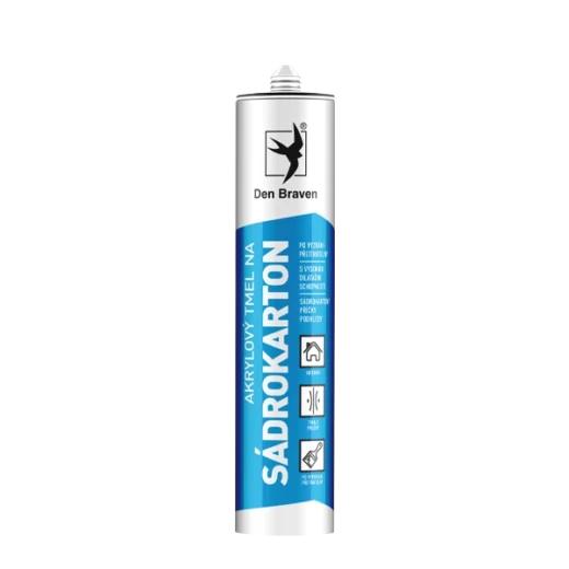 Den Braven Akrylový tmel na sádrokartony 310 ml bílá