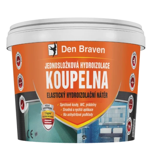 Den Braven Jednosložková hydroizolace KOUPELNA 13kg