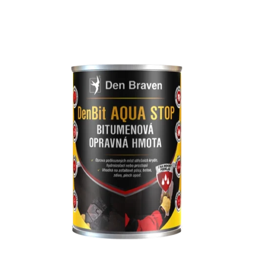 Den Braven DenBit AQUA STOP bitumenová opravná hmota 1kg