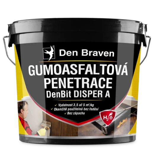 Den Braven Gumoasfaltová penetrace DenBit DISPER A 10kg
