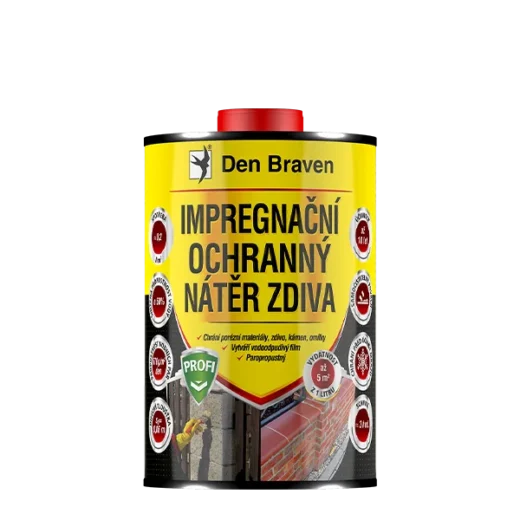 Den Braven Impregnační a ochranný nátěr zdiva PROFI 1L