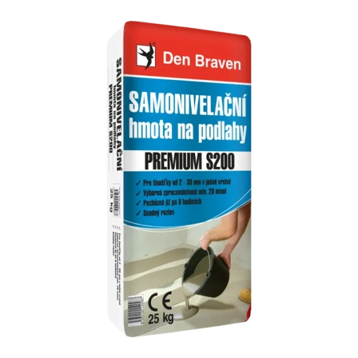 Den Braven Samonivelační hmota na podlahy PREMIUM S200 25 kg