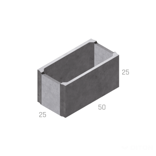 DITON ZTRACENÉ BEDNĚNÍ 25 500x250x250 mm - Image 3