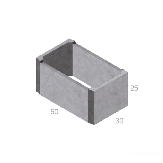 DITON ZTRACENÉ BEDNĚNÍ 50 300x500x250 mm - Image 3