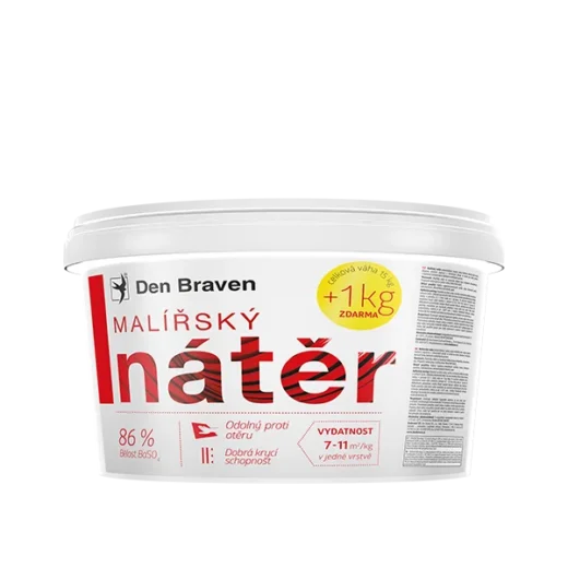 Den Braven Malířský nátěr 14 + 1 kg