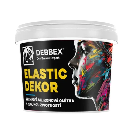 Prémiová silikonová omítka ELASTIC DEKOR 1,5mm 25kg