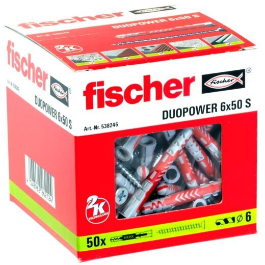 fischer DuoPower 6 x 50 S ( 50 ks bal ) - Obrázek 26