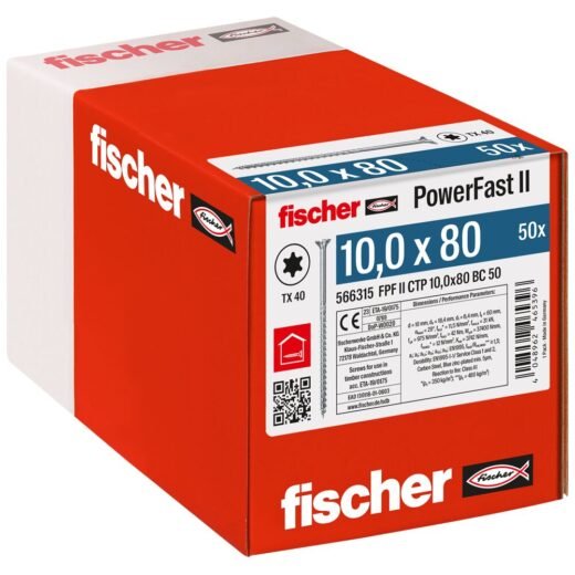 fischer PowerFast FPF II CTP 10 x 80 BC 50 BZn - Image 5