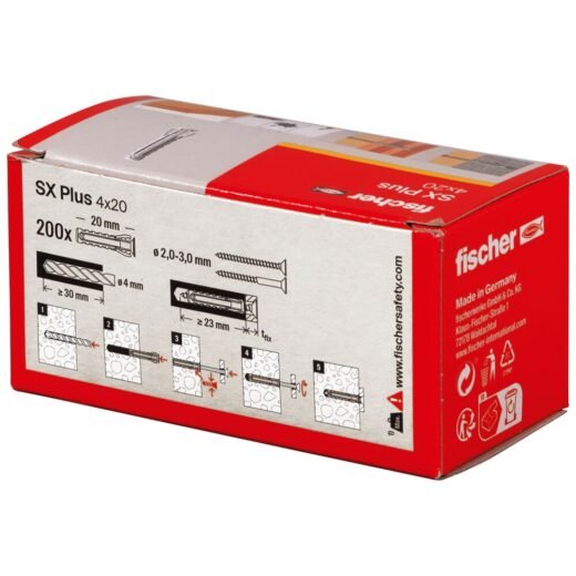 fischer Rozpěrná hmoždinka SX Plus - Obrázek 52