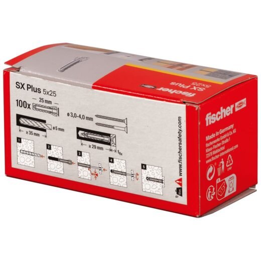 fischer Rozpěrná hmoždinka SX Plus - Obrázek 49
