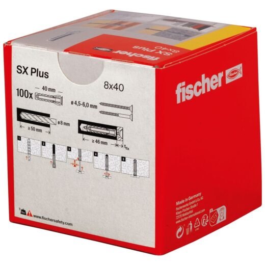 fischer Rozpěrná hmoždinka SX Plus - Obrázek 43