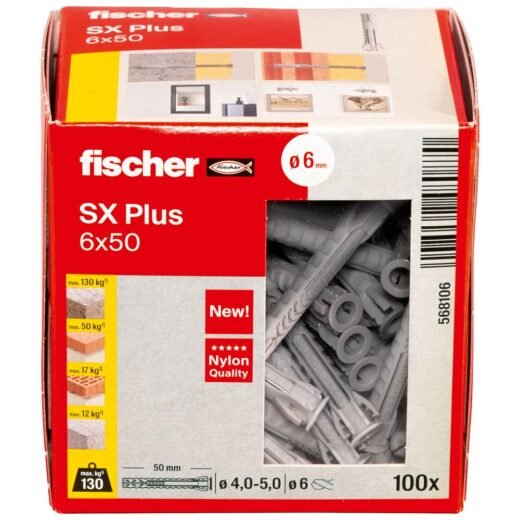 fischer Rozpěrná hmoždinka SX Plus - Obrázek 30
