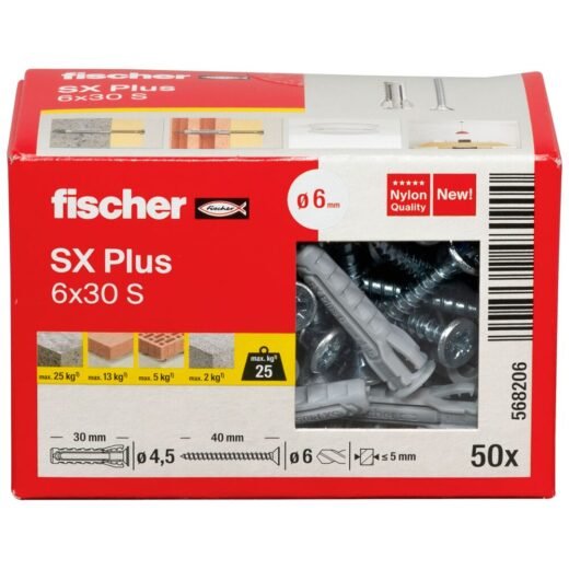 fischer Rozpěrná hmoždinka SX Plus - Obrázek 21