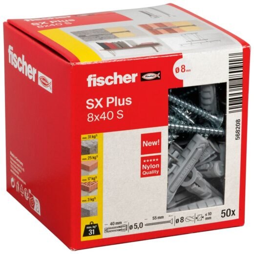 fischer Rozpěrná hmoždinka SX Plus - Obrázek 20