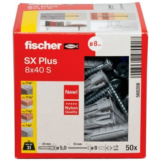 fischer Rozpěrná hmoždinka SX Plus - Obrázek 18