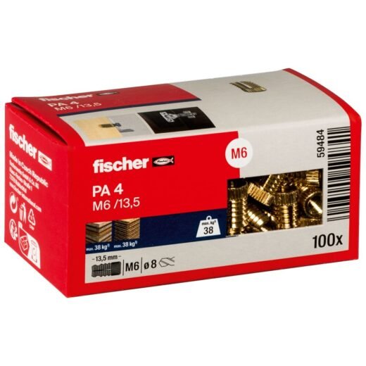 fischer Mosazná hmoždinka PA 4 - Obrázek 11