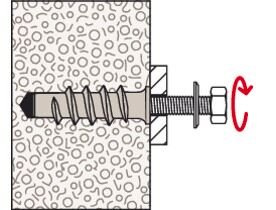 fischer Hmoždinka pro pórobeton Turbo FTP M - Obrázek 4