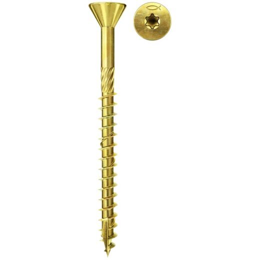fischer vrut do desek MDF 4.5 x 50 žlutě pozinkovaný - Image 3