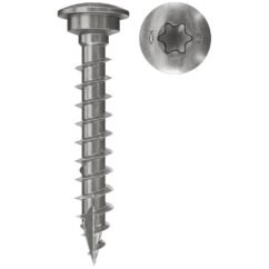 fischer vrut pro upevnění patky 7x40 středící klín A2 VG TX