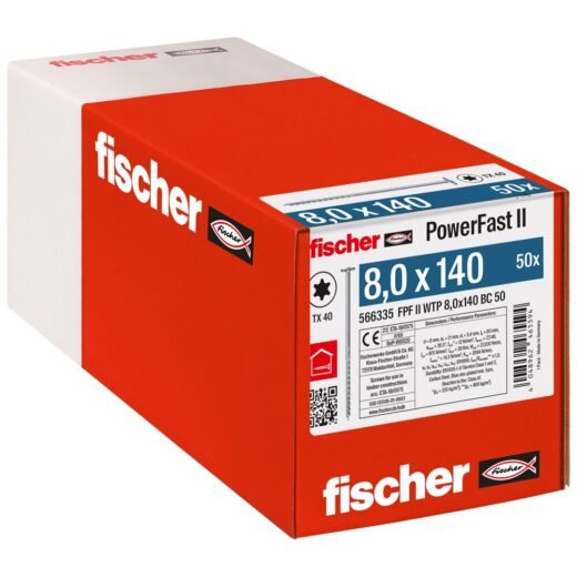 fischer PowerFast FPF II WTP 8 x 140 BC 50 BZn - Image 7