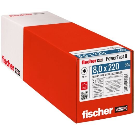 fischer PowerFast FPF II WTP 8 x 340 BC 50 BZn - Image 6