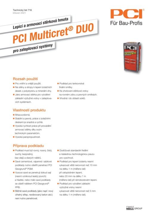 PCI Multicret Duo Lepidlo  – 25 kg - Image 2