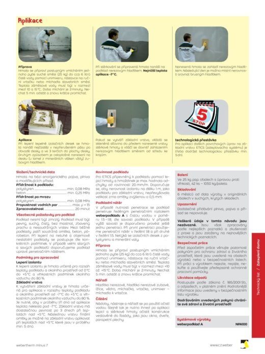 Lepidlo Weber Therm Mínus 7 – 25 kg - Image 3