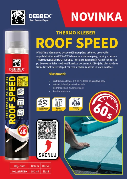 THERMO KLEBER ROOF SPEED - 750ml pistolová - Image 3