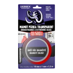 Oboustranná a extrémně silná MAMUT PÁSKA TRANSPARENT