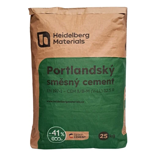 Cement portlandský směsný II/B-M (V-LL) 32,5R PF – 25 kg