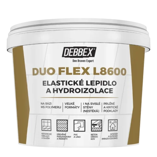 Elastické lepidlo a hydroizolace DUO FLEX L8600 - 5kg