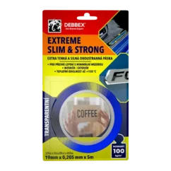 Extra tenká a silná oboustranná páska EXTREME SLIM & STRONG - 19 mm	x 5 m