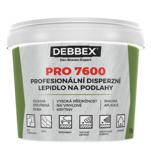Profesionální disperzní lepidlo na podlahy PRO 7600 - 1kg