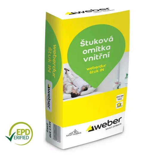 Weber dur IN štuk vnitřní – 25 kg