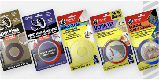 Extra tenká a silná oboustranná páska EXTREME SLIM & STRONG - 19 mm	x 5 m - Image 2