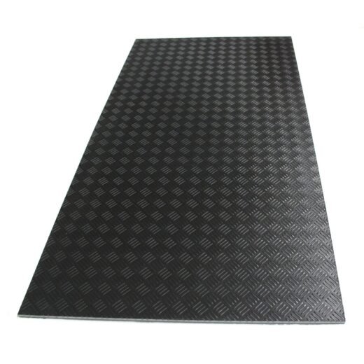 Plech lístek černý 6 mm (1 x 2 m)