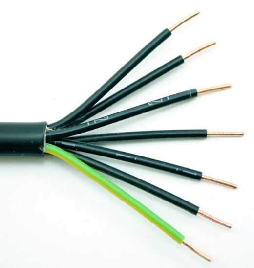 Kabel CYKY-J 7x2.5 (CYKY 7Cx2.5) - 1m