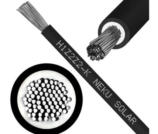 Kabel  H1Z2Z2-K 4 SW 4 mm2 Solární černý - 1m