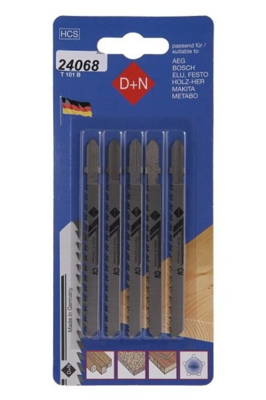 HCS Pilka přímočará 2,5 mm 5ks P – 75 mm × 1,45 mm