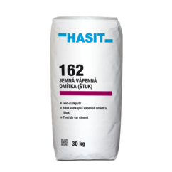 HASIT 162 — jemná vápenná omítka (štuk) 0–0,5 mm — 30 kg