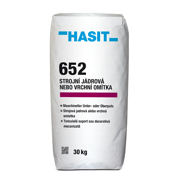 Omítka jádrová strojní Hasit 652 – 30 kg