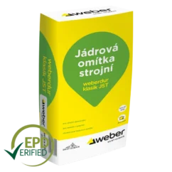 Omítka jádrová weber dur klasik JST zrnitost 1 mm – 25 kg