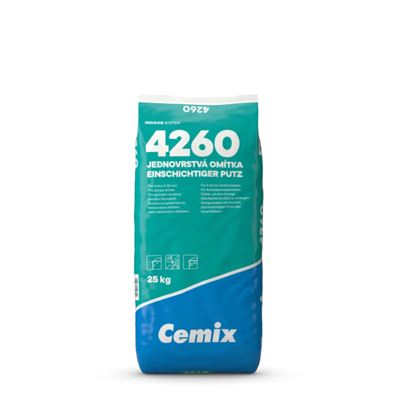 Omítka jednovrstvá Cemix 4260 – 25 kg