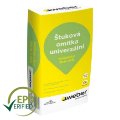 Omítka štuková weber dur štuk UNI – 25 kg