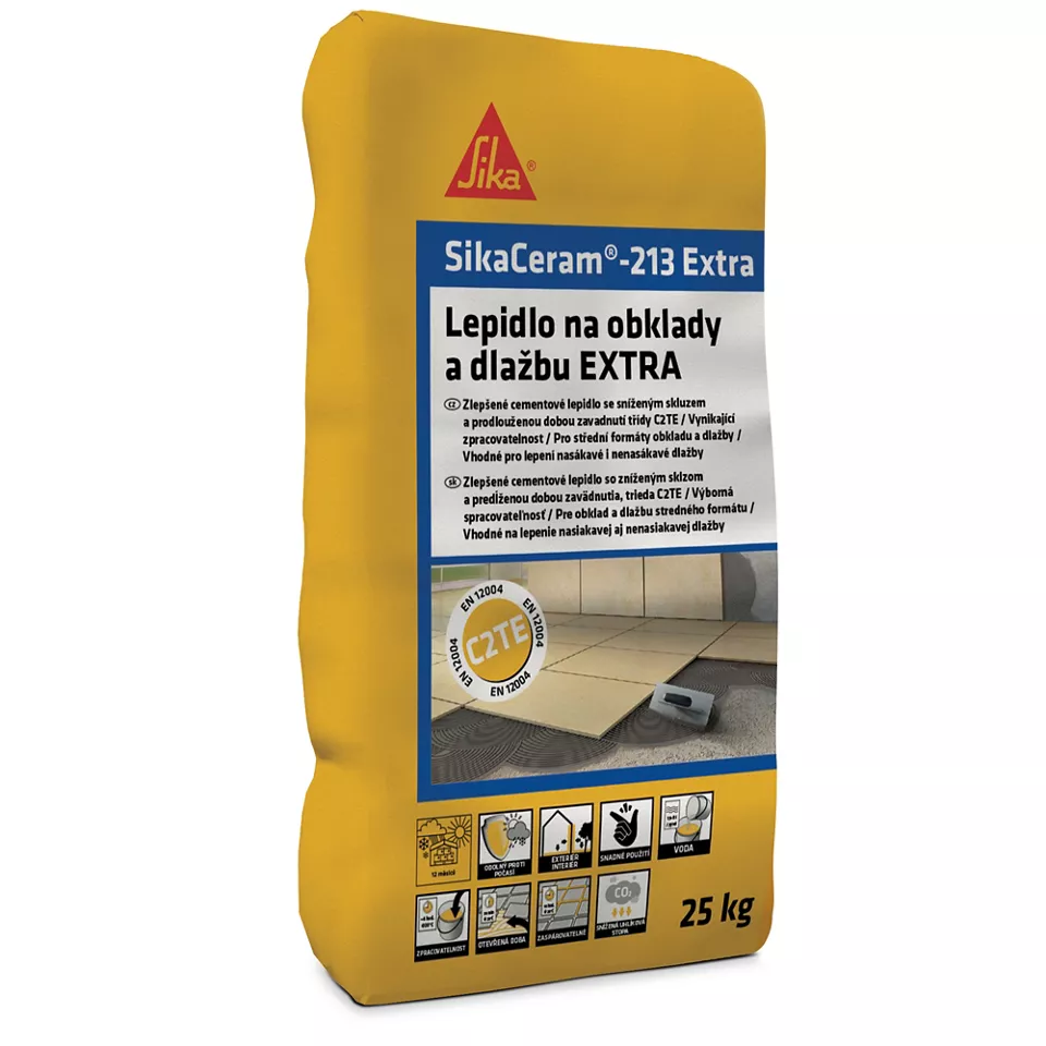 SikaCeram 213 Extra C2TE flexibilní lepidlo na obklady - 25 kg