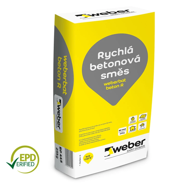 Směs betonová weber bat beton R BP 445 – 25 kg